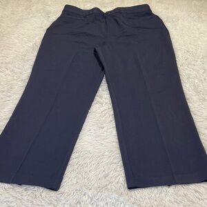 Christopher & Banks Dark Blue DRESS PANTS WOMENS SIZE 14 SHORT